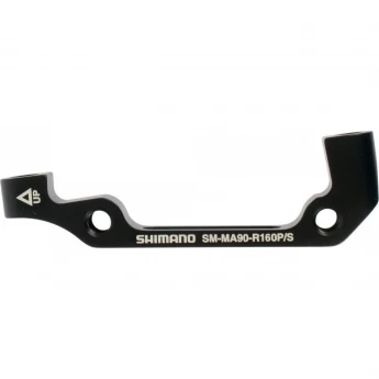 Адаптер дискового тормоза SHIMANO SM-MA90-R160P/S, болт 2 штуки, проволока 1 штука ISMMA90R160PS Адаптер дискового тормоза SHIMANO SM-MA90-R160P/S, болт 2 штуки, проволока 1 штука ISMMA90R160PS
